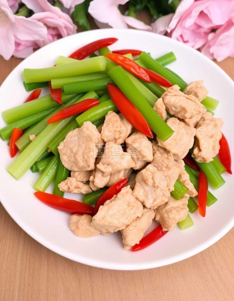 家常土豆丝图片：家常美食的魅力瞬间